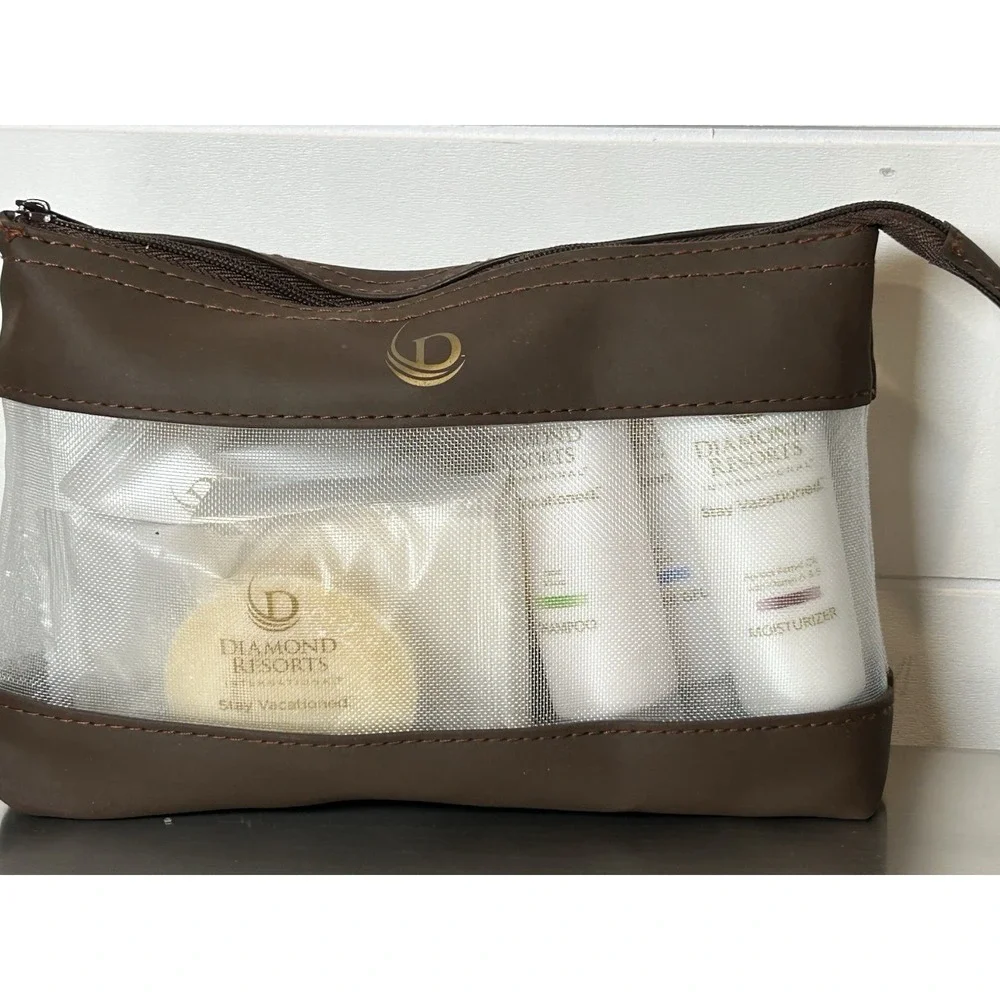 Diamond Resorts International VIP Premium Toiletries Cosmetic Bag‎ NEW